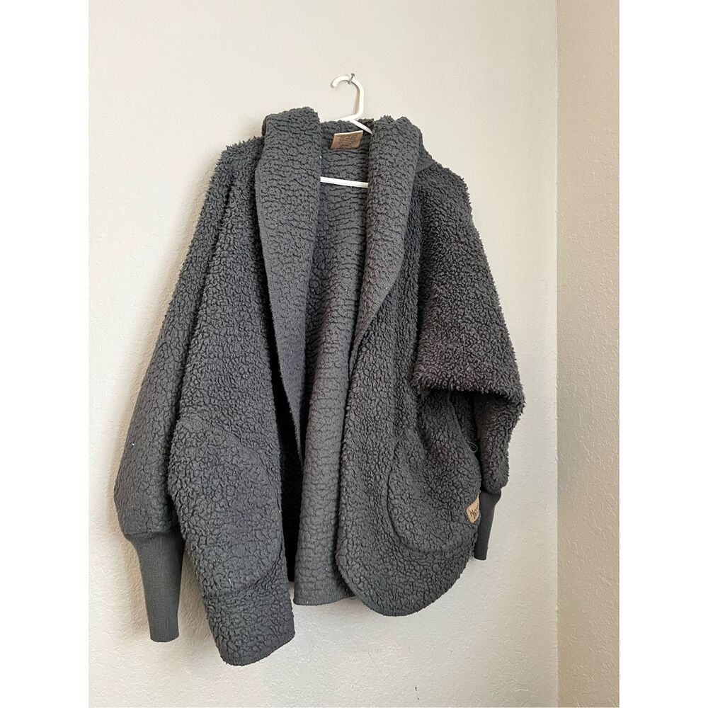 Nordic Beach Original Body Wrap Grey Kitten One Size Teddy Jacket Baggy …